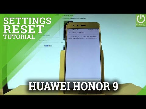 How to Reset Settings HONOR 9 - Restore Factory Settings