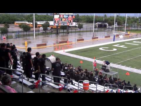 Drumline Cadence - CSHS Panther Marching Band at Berry Stadium 9/29/12