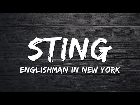Sting - Englishman In New York (Lyrics)