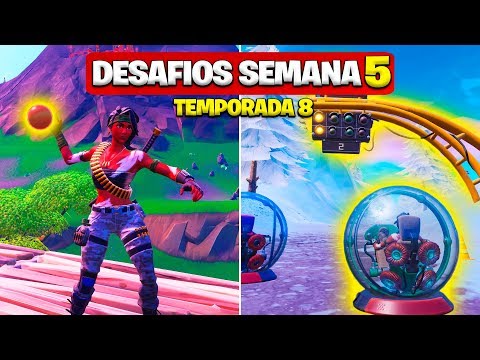 como resolver os desafios da semana 5 da temporada 8 fortnite - coelho de madeira fortnite localizacao