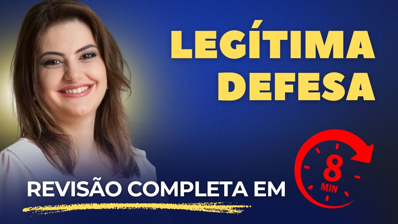 Legítima Defesa em Apenas 8 Minutos! DOMINE essa excludente de ilicitude para a Prova!
