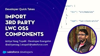 Import 3rd Party LWC OSS Components | Developer Quick Takes