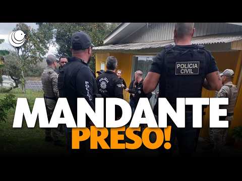 MANDANTE DA MORTE DE SERVIDOR PÚBLICO É PRESO PELA POLÍCIA CIVIL