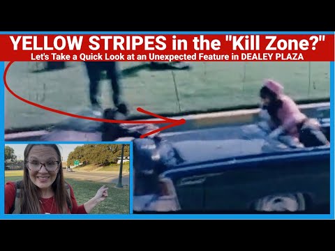 Yellow Stripes: Was This a "Kill Zone" Where JFK Was Murdered: Exploring Dealey Plaza {clip} #1963