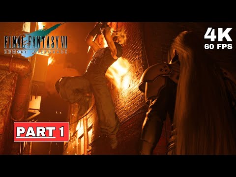 FINAL FANTASY VII REMAKE INTERGRADE Gameplay Walkthrough Part 1 [4K 60FPS PC ULTRA] - No Commentary