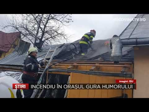 Incendiu in orasul Gura Humorului