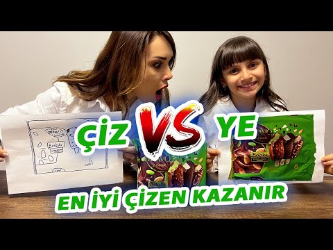 LİNA İLE ÇİZ Vs YE CHALLENGE !! EN İYİ ÇİZEN KAZANIR !