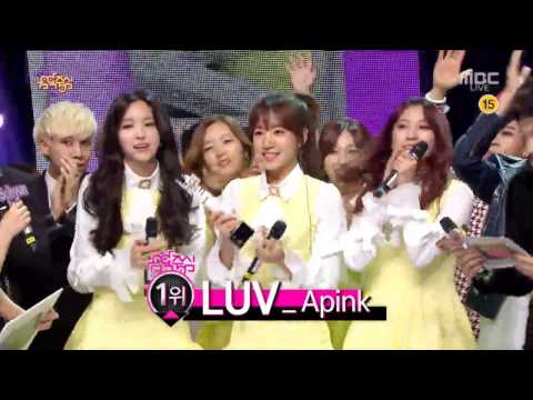 141206 [Today Winner]  Apink  (No 1)  Music Core