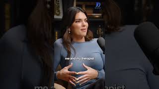 Kendall Jenner talking about happiness in a podcast with Jay Shetty #kendalljenner #jayshetty