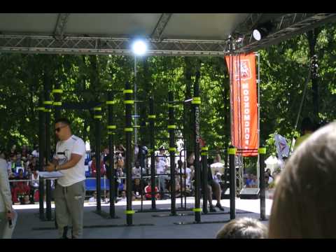 Street Workout World Championship 2015 athlete from Kazakhstan 1st round
