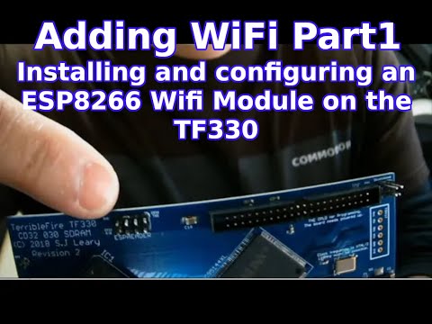 Amiga CD32 WiFi Part 1- Connecting an Amiga CD32 to the Internet via  an ESP8266  and  a TF330 card