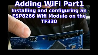 Amiga CD32 WiFi Part 1- Connecting an Amiga CD32 to the Internet via  an ESP8266  and  a TF330 card