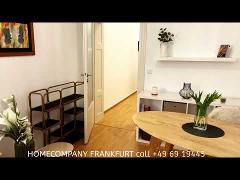 HomeCompany Frankfurt- gemütliche 2 Zi. Wohnung - cozy furnished 2 room apartment