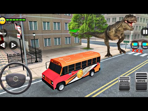 City School Bus Drive Sim Kids Fun Game-Gameplay-android games