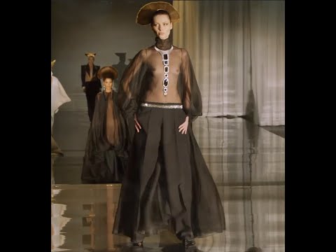 Stephane Rolland -Haute Couture- SS2025 @Paris; see through