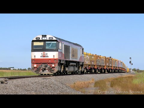 7762V With SCT Wagons Recovered From Inverleigh Derailment (18/11/2022) - PoathTV Australian Trains