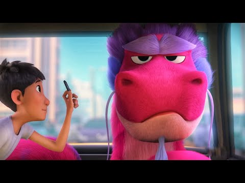 "Traffic scene" / Wish Dragon / offical promo clip - (2021) animated movie