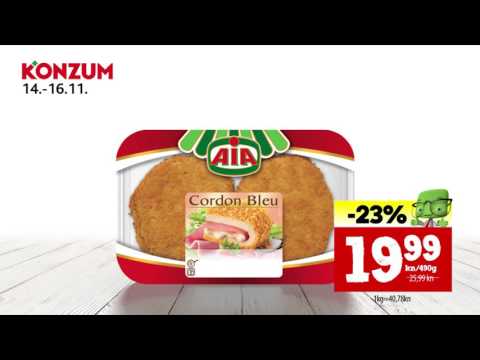 Konzum Akcija ponedjeljak srijeda, 14.11. - 16.11.