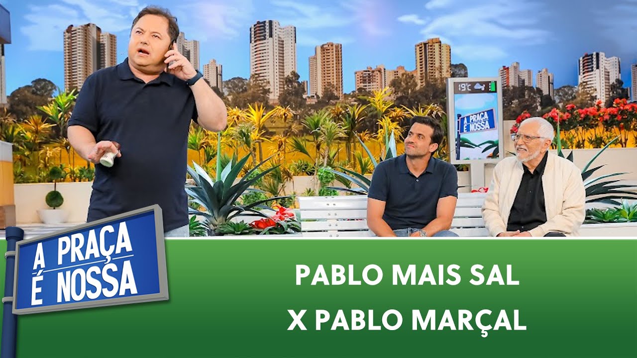 Polêmico encontro entre Pablo Mais Sal e Pablo Marçal | A Praça É Nossa