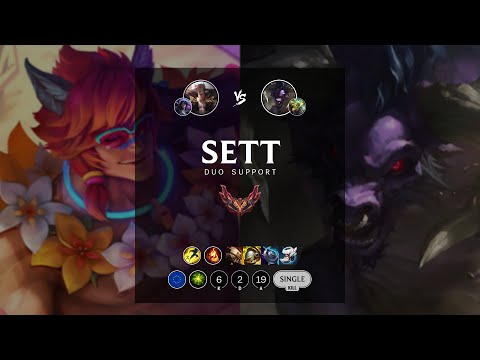 Sett Support vs Alistar - EUW Grandmaster Patch 12.13