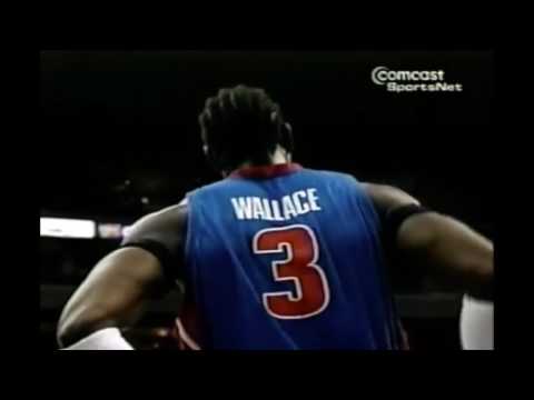 Michael Jordan (Age 38) Schools Ben Wallace's Defense 2001/02 Season