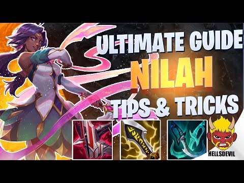 WILD RIFT ULTIMATE NILAH GUIDE | TIPS & TRICKS | Guide & Build