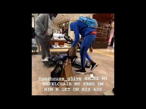 G5 breaks Boosie’s wheelchair on his IG story *FUNNY*