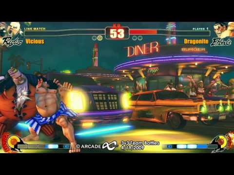 Arcade Infinity SF4 3-on-3 Teams - WB1 Team Manilla Sunrise vs USA