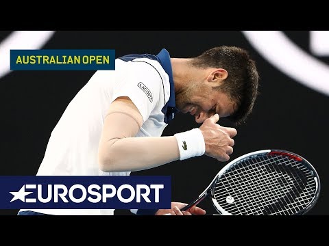 Novak Djokovic v Chung Hyeon Highlights | Australian Open 2018 Round 4 | Eurosport