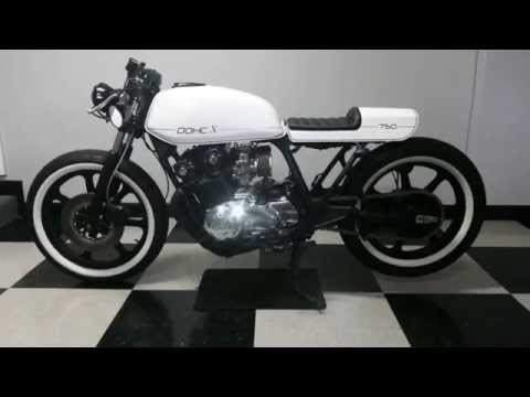 1979 Honda CB750 DOHC X Custom Cafe Racer Build walk around motorcycle