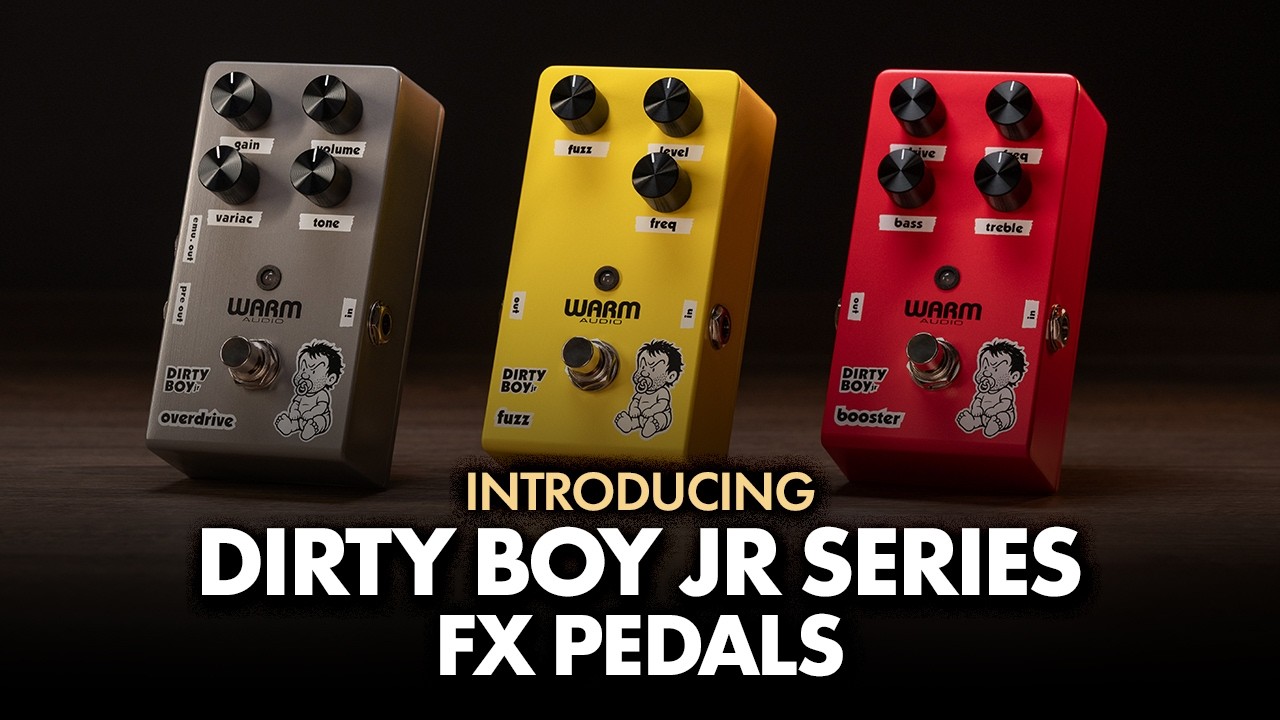 Introducing Dirty Boy Jr. Series FX Pedals | Warm Audio x Dirty Boy Official Collaboration - YouTube