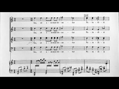 Knut Nystedt - Stabat Mater for SATB Choir and 'Cello, Op. 111 (1986) [Score-Video]