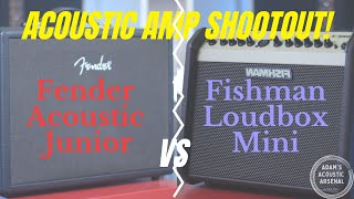 Video thumbnail for Acoustic Amp Shootout! Fender Acoustic Junior vs. Fishman Loudbox Mini - Which One Should You Buy? by Adam's Acoustic Arsenal