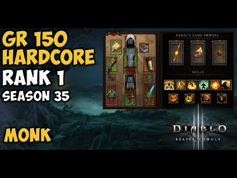 GR 150 PoJ Tempest rush monk Hardcore Solo Self Found Season 35