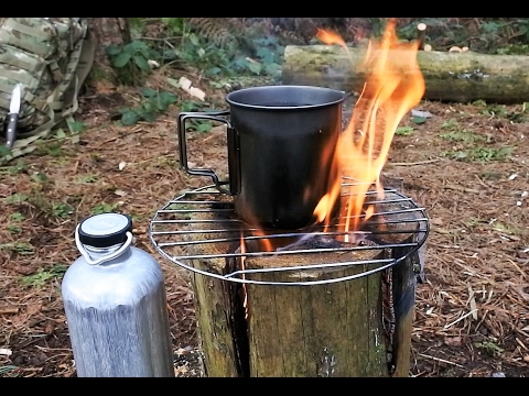 Making A Swedish Fire Torch.