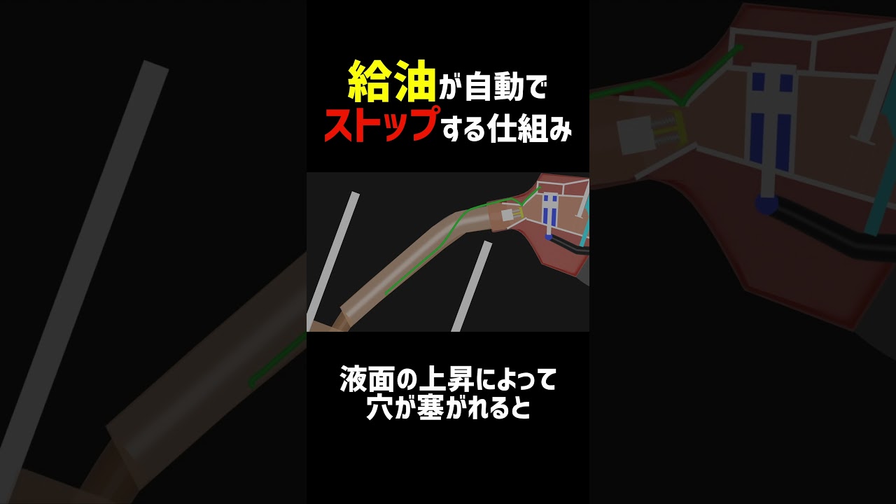 給油自動停止の仕組み #shorts