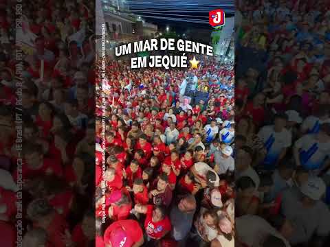 Jequié desceu em peso pra encontrar o Time de Lula.❤️⭐️