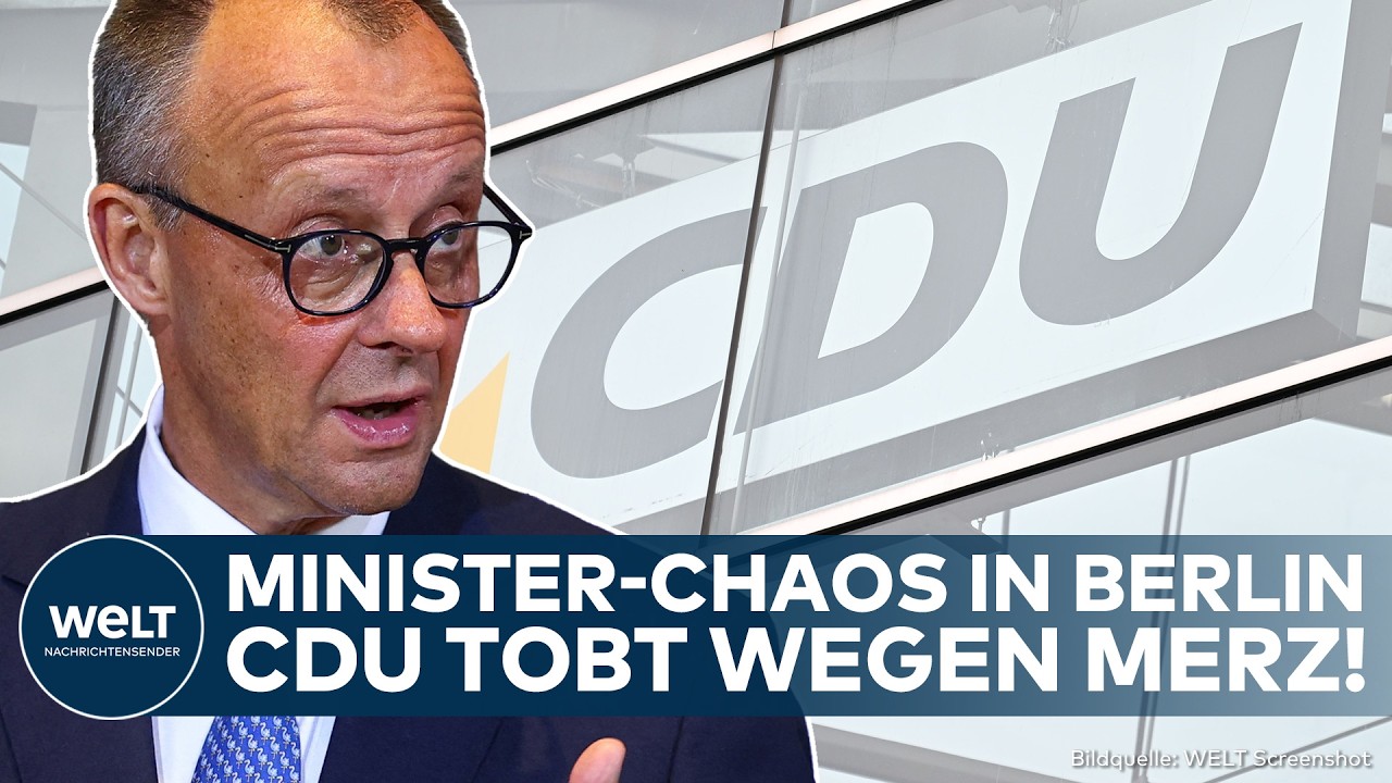 BERLIN: Supergau vor Wahlen im Osten? Minister-Tausch von Merz löst Beben in CDU aus