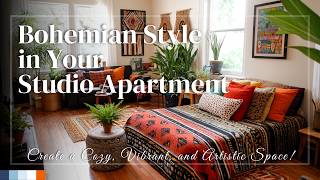 Bohemian Style in Your Studio Apartment: Create a Cozy, Vibrant, and Artistic Space!