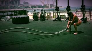 DJ Melody Kane working out to ZumZum in Dubai
