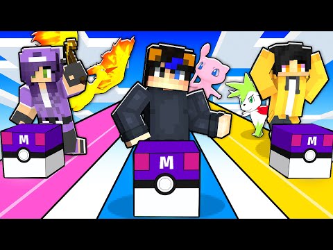 LEGENDARIA CARRERA DE LUCKY BLOCKS Pixelmon en Minecraft!