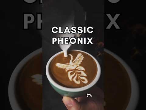 Phoenix Latte Art | #latteart #coffeelover #shorts