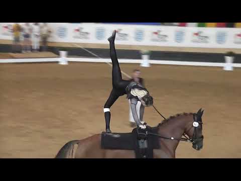 Deutsche Jugendmeisterschaft München 2023 - Einzelvoltigieren - Annemie Szemes