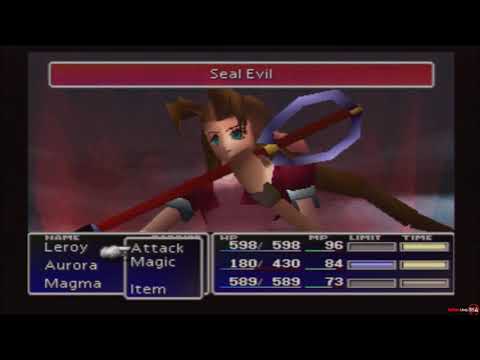Final Fantasy VII Midgar Zolom Near Death Encounter