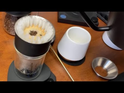 Fellow Stagg X with Fellow Shimmy Coffee Sieve