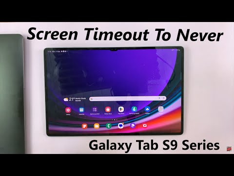 How To Set Screen Timeout To Never While Charging On Samsung Galaxy Tab S9