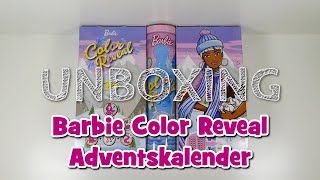 Barbie Color Reveal Adventskalender | UNBOXING