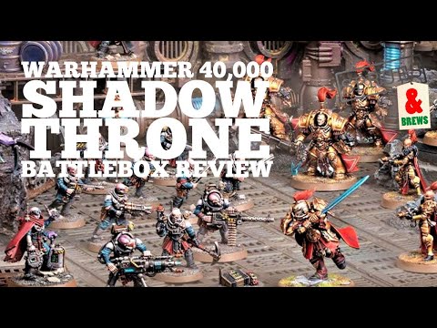 Warhammer 40k Shadow Throne Unboxing and Review Custodes VS Genestealer Cults