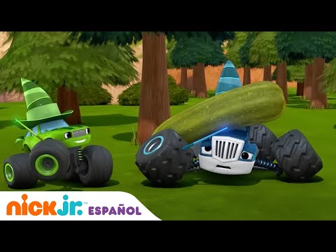 ¡Blaze va a una escuela de magia para magos! | Nick Jr. en Español