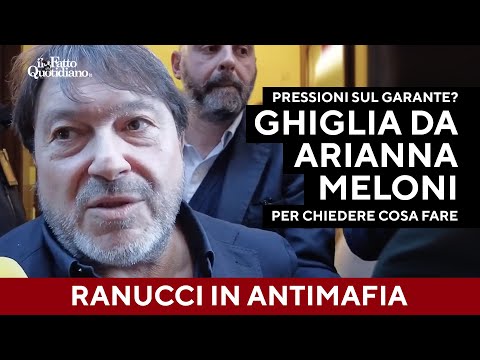 Sigfrido Ranucci: "Ghiglia went to ask Arianna Meloni what he should do."